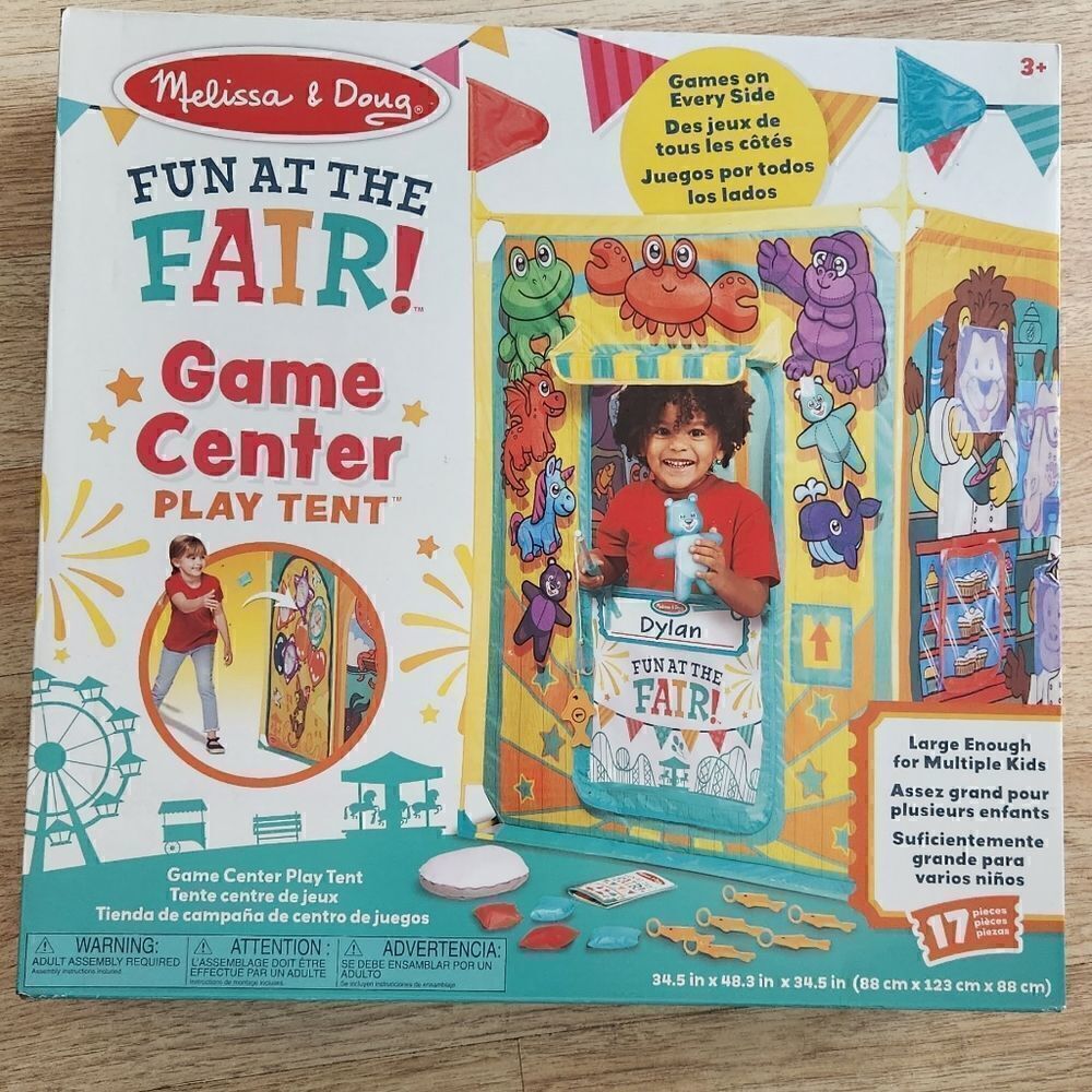 Melissa and Doug Fun at The Fair Game Center Big Play Tent